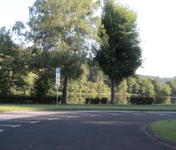 Wandelaars parkeerplaats Jägersweiler Straße Einruhr, © Rursee-Touristik GmbH