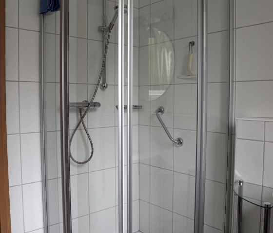 Ferienwohnung Erdgeschoss, Dusche