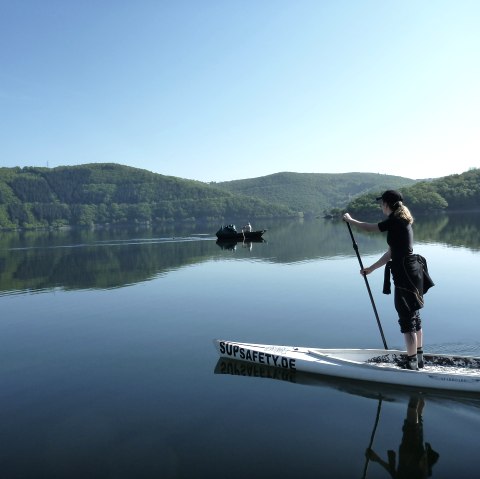Stand-Up-Paddeling Rursee, © Christina Bauer