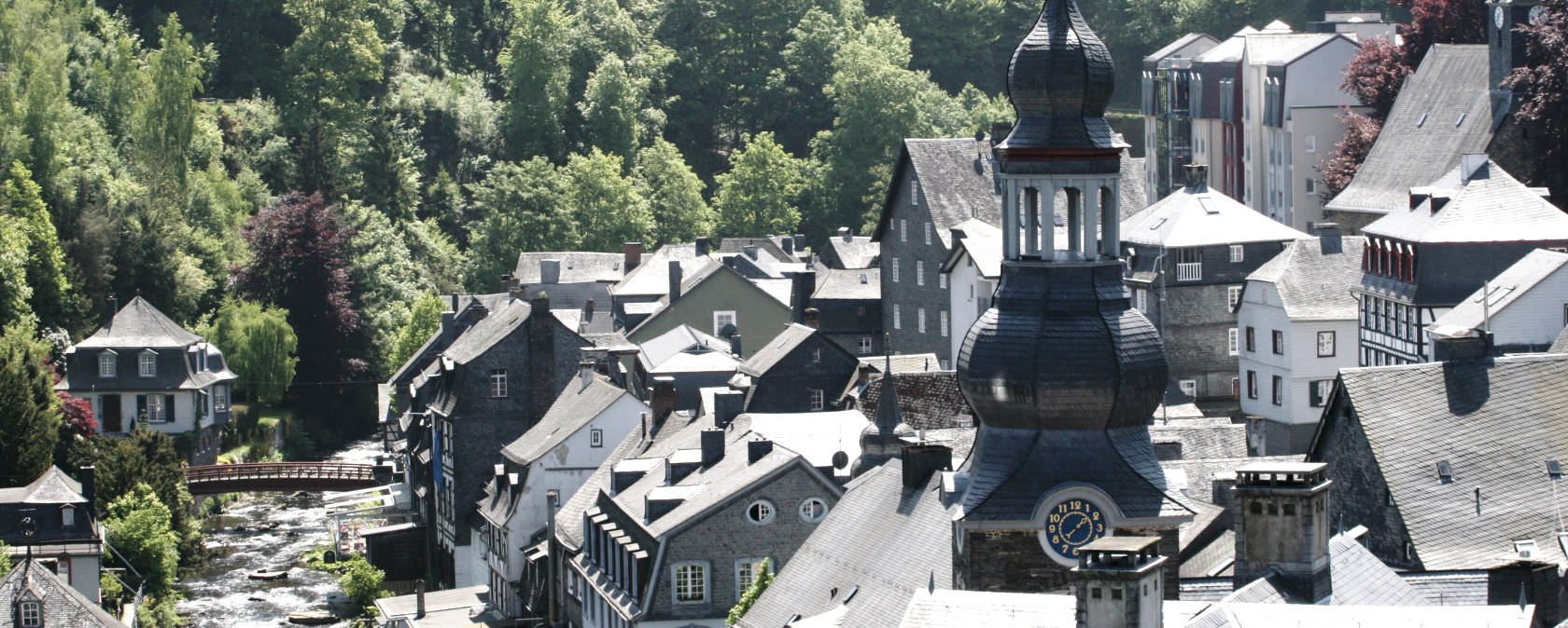 Monschau von oben, © Monschau-Touristik