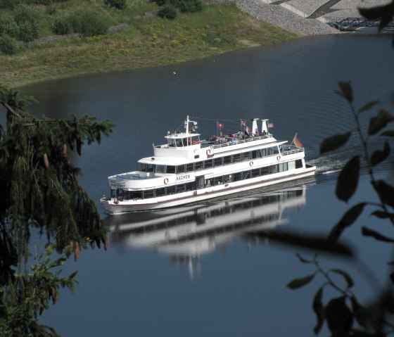 Schifffahrt aus dem Rursee, © Nationalpark Eifel S. Wilden