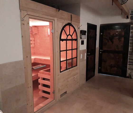 Salle de bien-être pour les appartements 1, 2 et 3Sauna