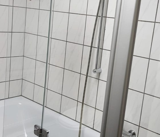 "Ferienwohnung Zum alten Landrat" Dusche