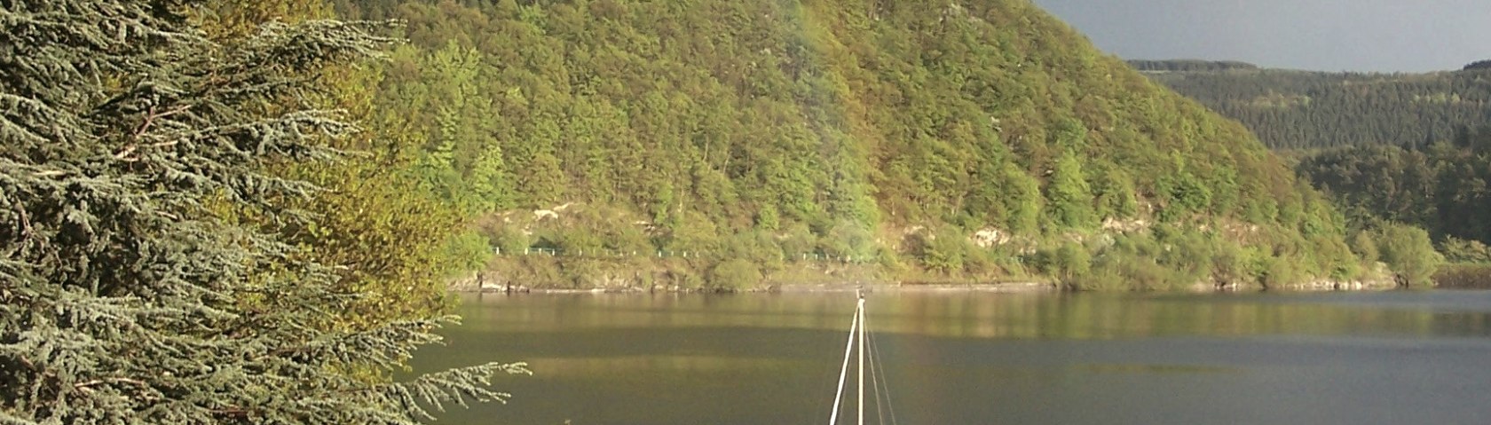 Regenbogen über den Rursee, © Uwe Breda