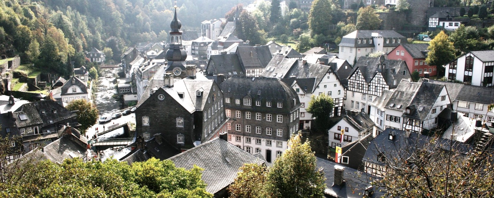 Monschau von oben, © Heike Becker