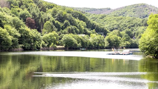 Blick auf das Staubecken Heimbach, © Eifel-Tourismus GmbH