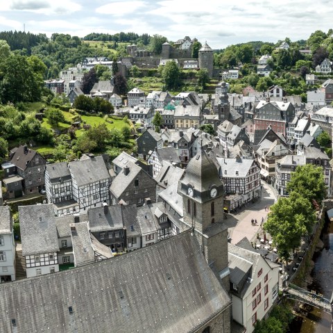 Über den Dächern von Monschau, © Eifel-Tourismus Gmbh, Dominik Ketz