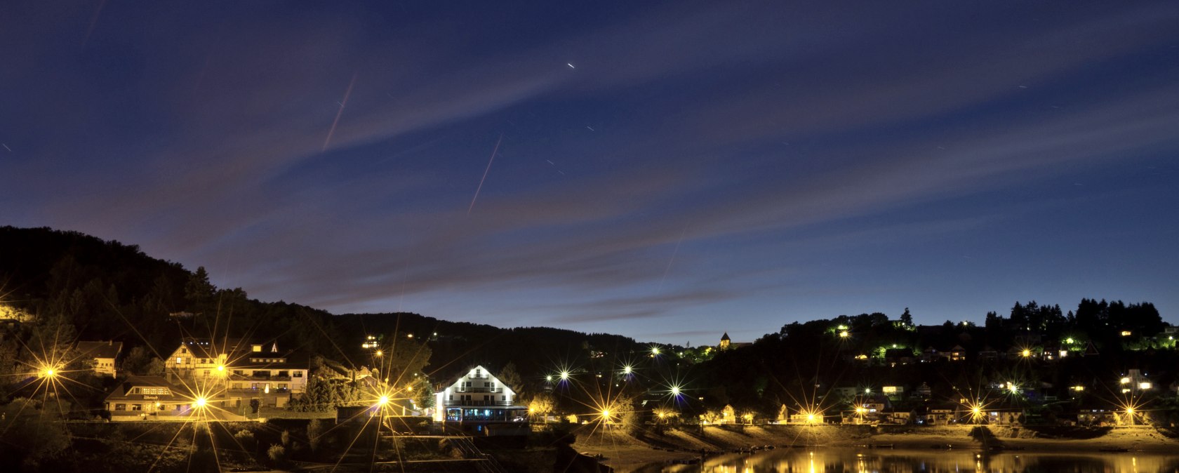 Rurberg bei Nacht, © Rursee-Touristik GmbH R. Pelzer