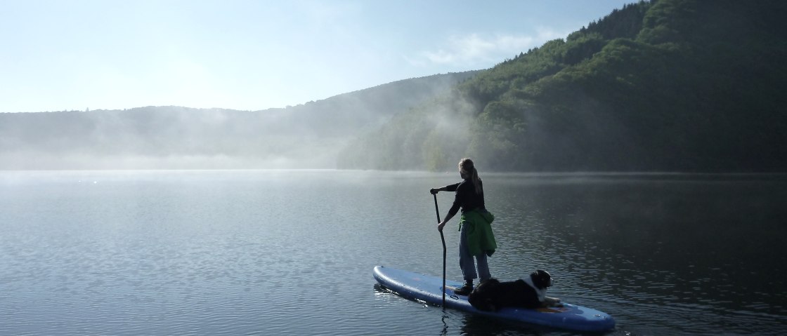 Stand-Up-Paddeln Rursee, © Christina Bauer