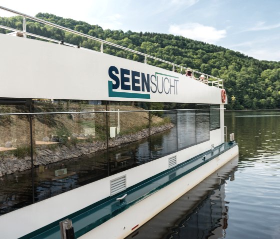 Bateau "Seensucht Obersee, © Eifel Tourismus GmbH, Dominik Ketz