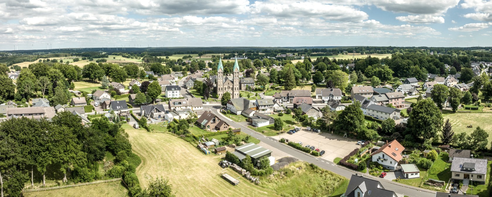 Kalterherberg von oben, © Eifel-Tourismus GmbH, Dominik Ketz