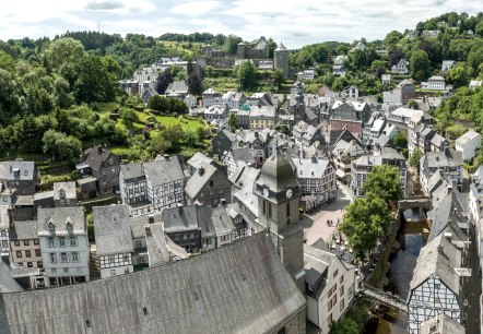 Monschau von oben, © Eifel-Tourismus GmbH, Dominik Ketz
