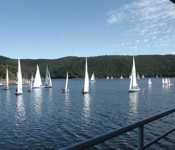 Segelschiffe Rursee, © Ewert