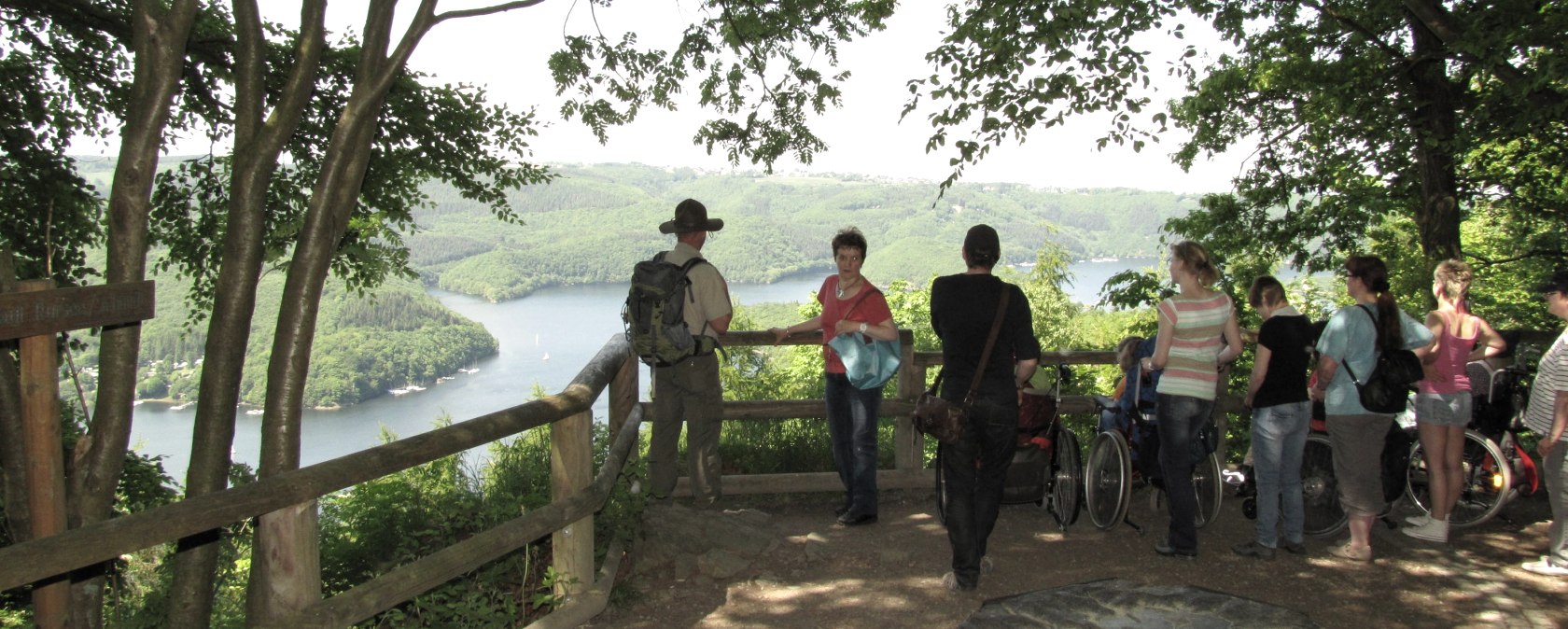 Eifelblick Hirschley im Nationalpark Eifel, © Nationalpark Eifel